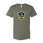 Men’s LA Galaxy FC - BELLA + CANVAS - Jersey V-Neck Tee - 3005