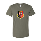 Men’s Stade Rennais FC - BELLA + CANVAS - Jersey V-Neck Tee - 3005