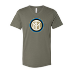 Men’s Inter Milan Soccer - BELLA + CANVAS - Jersey V-Neck Tee - 3005