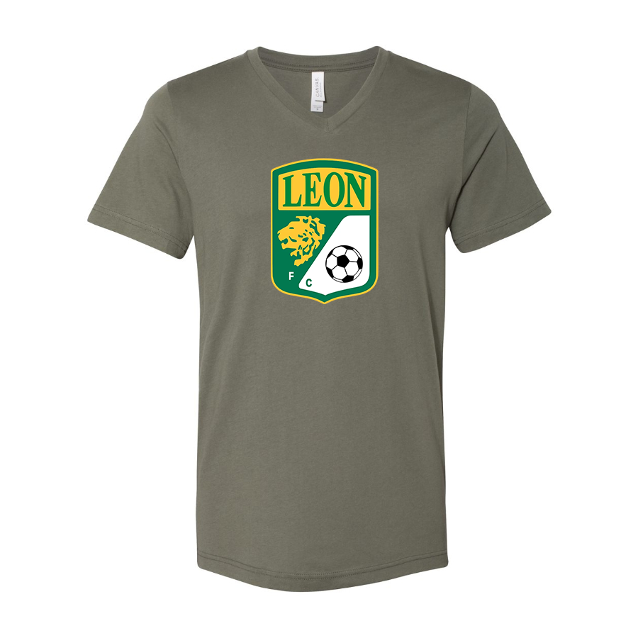 Men’s  Leon FC - BELLA + CANVAS - Jersey V-Neck Tee - 3005