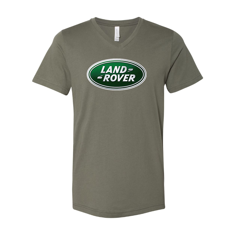 Men’s Land Rover Car - BELLA + CANVAS - Jersey V-Neck Tee - 3005