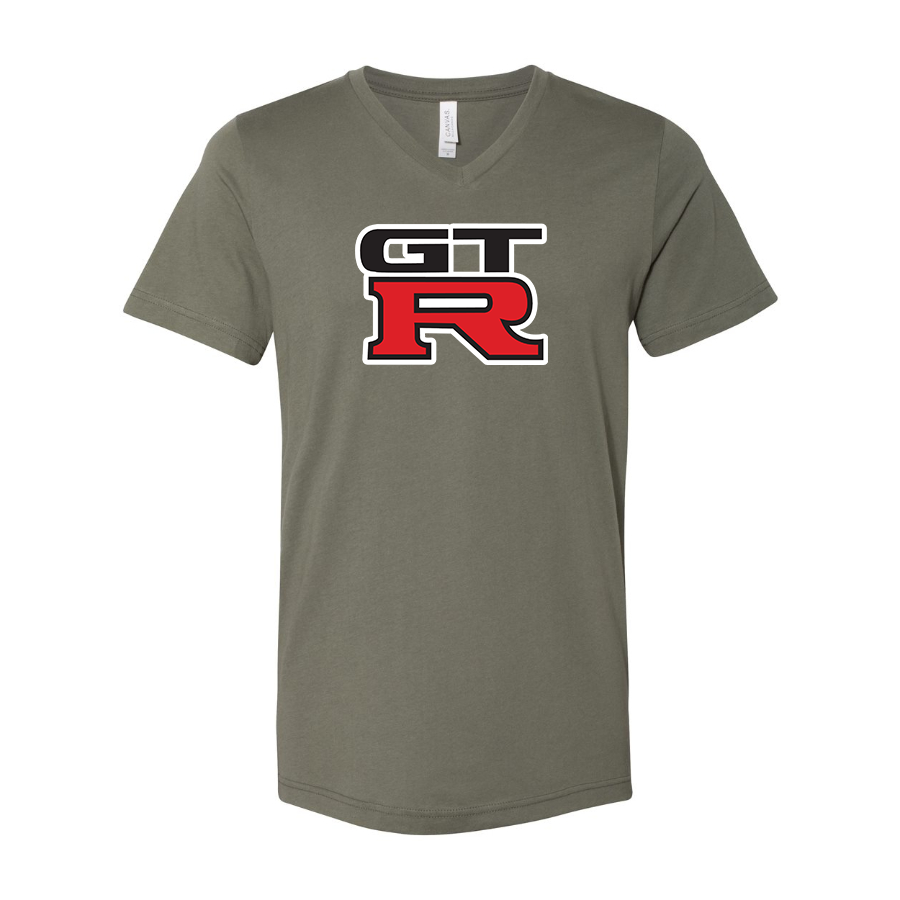 Men’s GTR Car - BELLA + CANVAS - Jersey V-Neck Tee - 3005