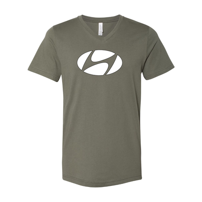 Men’s Hyundai Car NEW- BELLA + CANVAS - Jersey V-Neck Tee - 3005