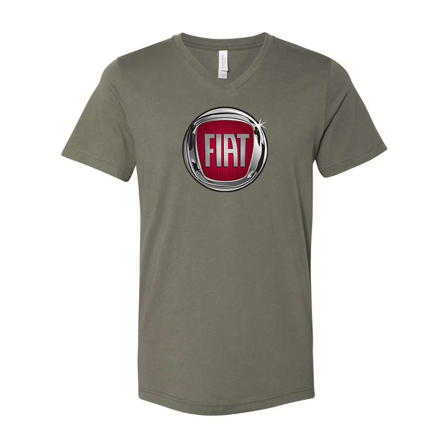 Men’s Fiat Car - BELLA + CANVAS - Jersey V-Neck Tee - 3005