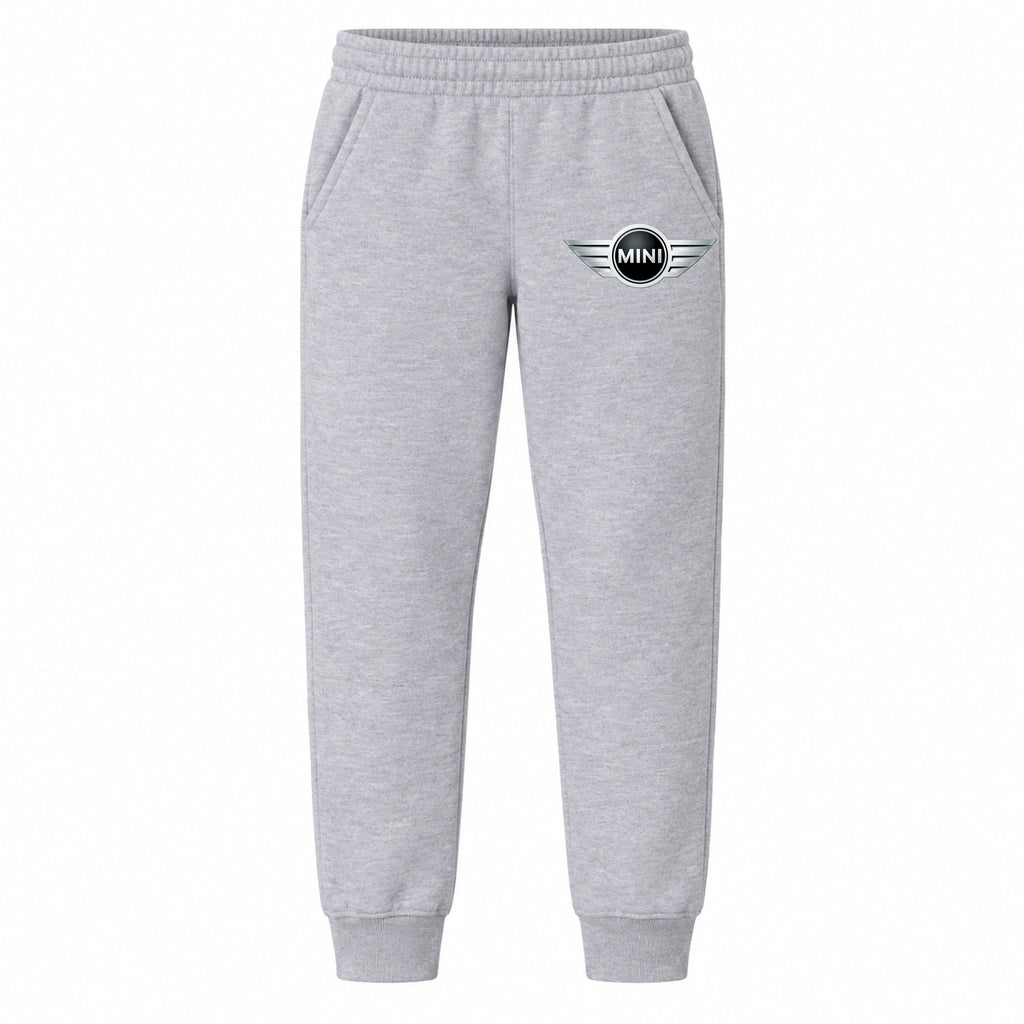 Mini Cooper youth jogger sweatpants in Grey, Youth Large ages 10–12