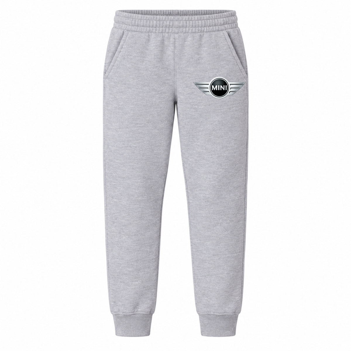 Mini Cooper youth jogger sweatpants in Grey, Youth Large ages 10–12