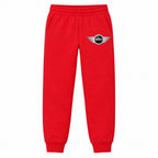 Mini Cooper youth jogger sweatpants in Red, Youth Large ages 10–12