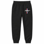 Mustang youth jogger sweatpants in Black, Youth Large ages 10–12
