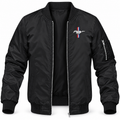 Mustang bomber jacket | Black | Front