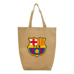 F.C. Barcelona Soccer - Q-Tees - Non-Woven Gusset Bottom Tote - Q1251