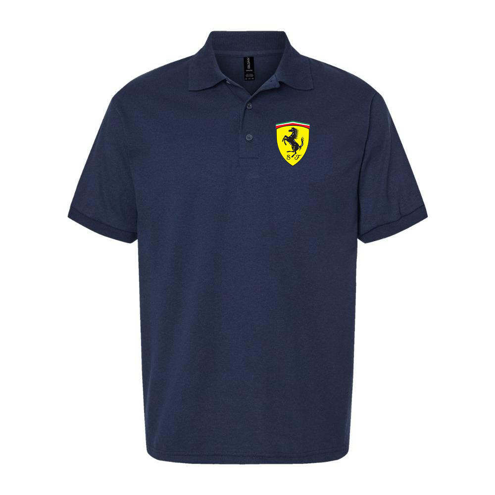 Men’s Ferrari Motorsport Car Dry Blend Polo