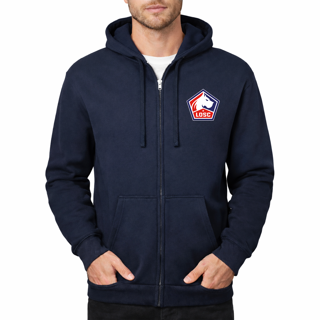 Men's Lille Olympique FC Zipper Hoodie