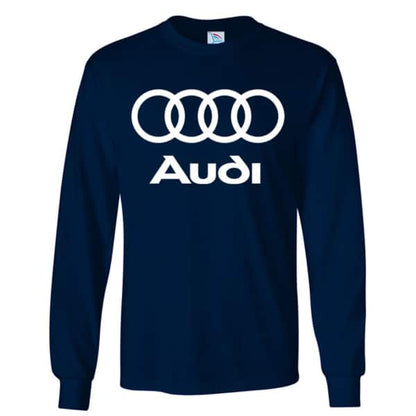 Youth Kids Audi Motorsports Car Long Sleeve T-Shirt