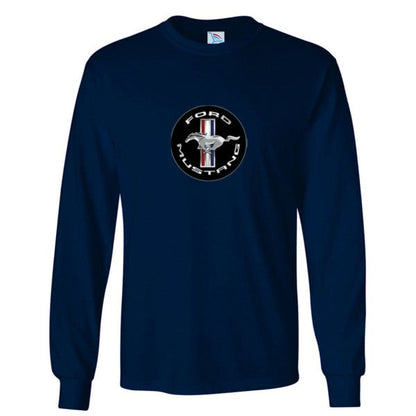 Men’s Ford Mustang Motorsport Car Long Sleeve T-Shirt