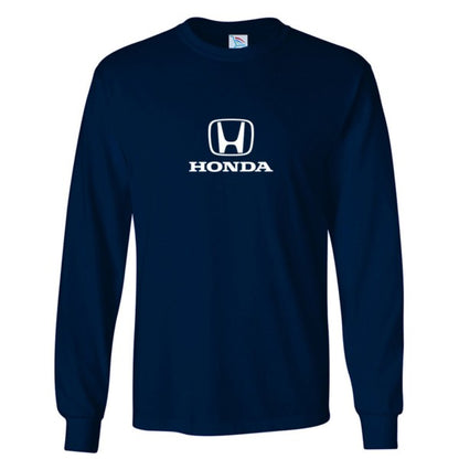 Youth Kids Honda Motorsport Car Long Sleeve T-Shirt