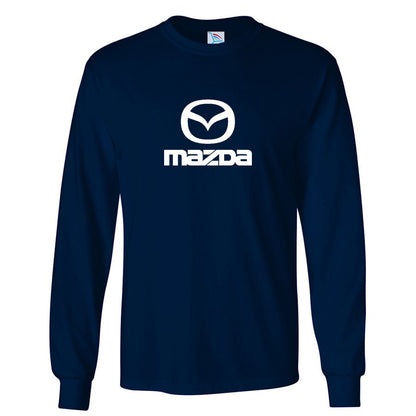 Youth Kids Mazda Car Long Sleeve T-Shirt