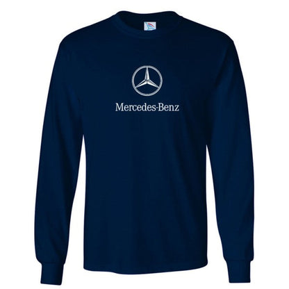 Youth Kids Mercedes-Benz Luxury Car Long Sleeve T-Shirt