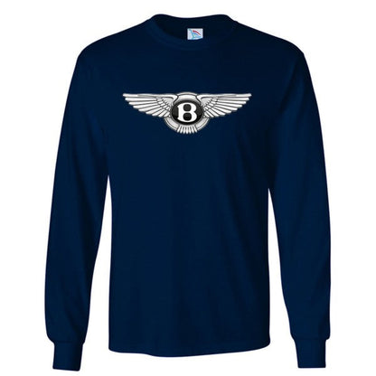 Men’s Bentley Motorsports Car Long Sleeve T-Shirt