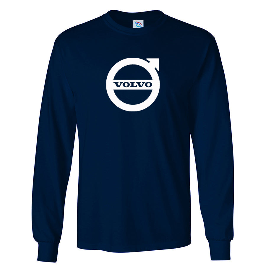 Youth Kids Volvo Car Long Sleeve T-Shirt