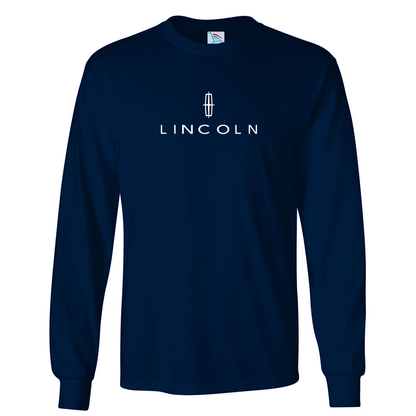 Youth Kids Lincoln Car Long Sleeve T-Shirt