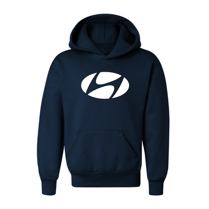 Youth Kids Hyundai New Logo Car  Pullover Hoodie