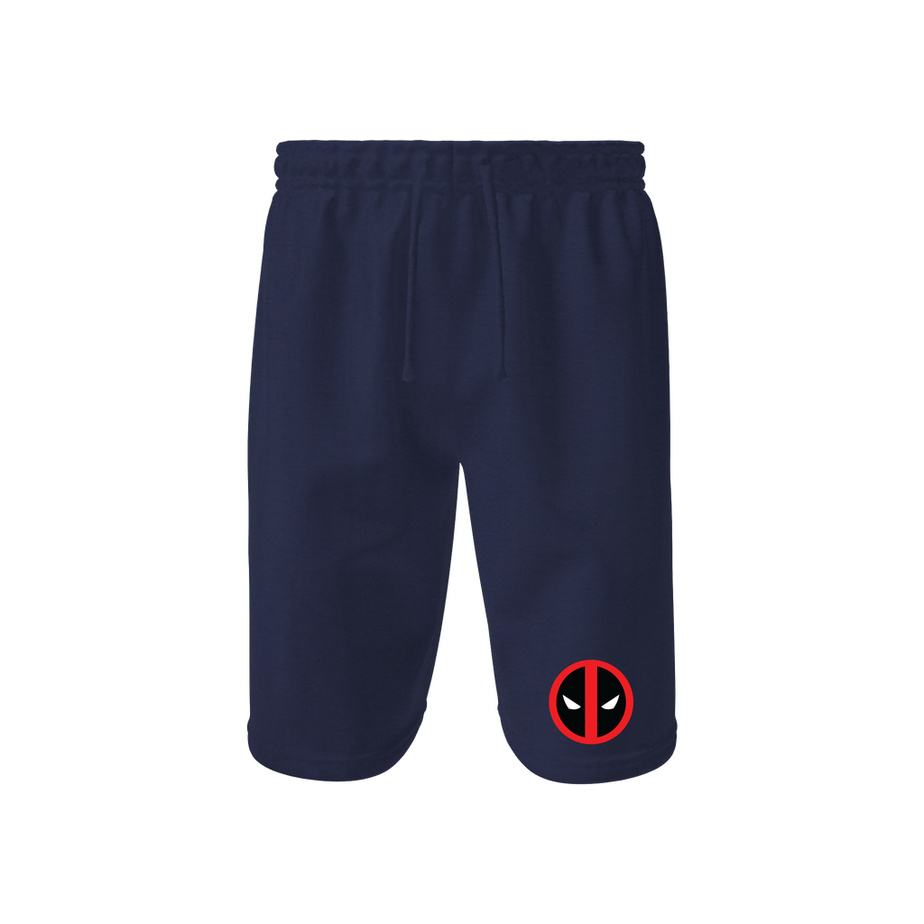 Men's Deadpool Marvel Superhero Athletic Fleece Shorts