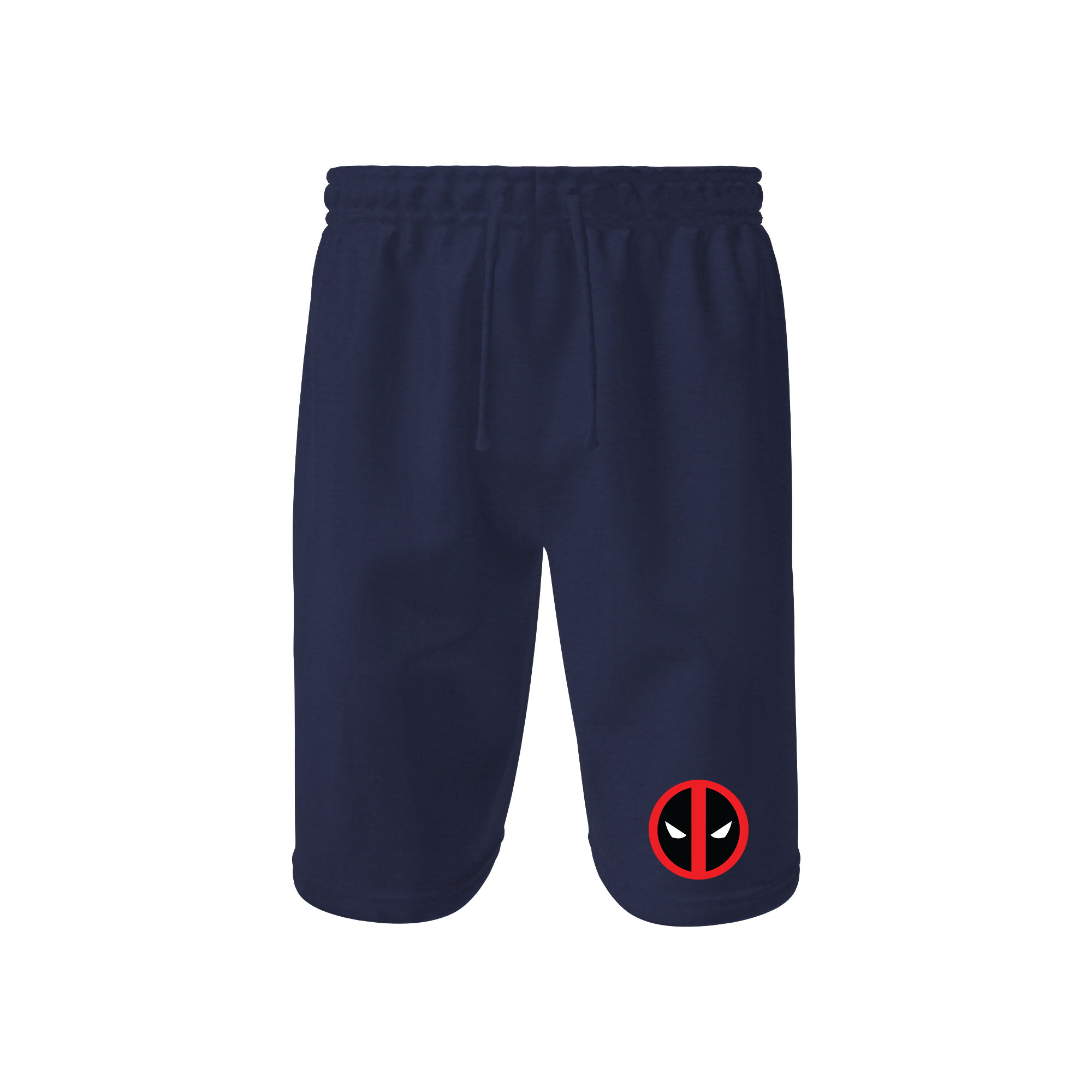 Men's Deadpool Marvel Superhero Athletic Fleece Shorts