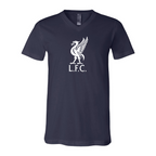 Men’s  Liverpool L.F.C Soccer  - BELLA + CANVAS - Jersey V-Neck Tee - 3005