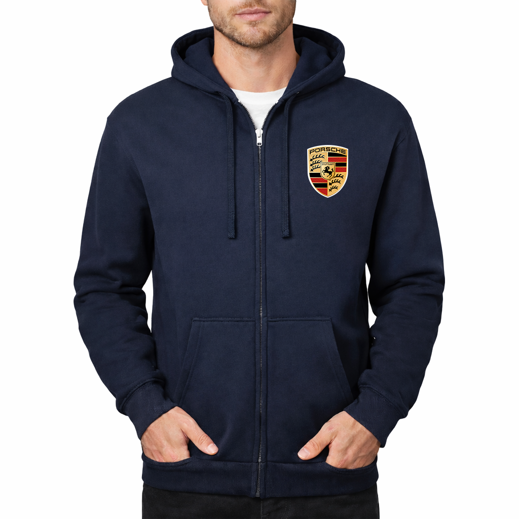 Men’s Porsche Car Zipper Hoodie