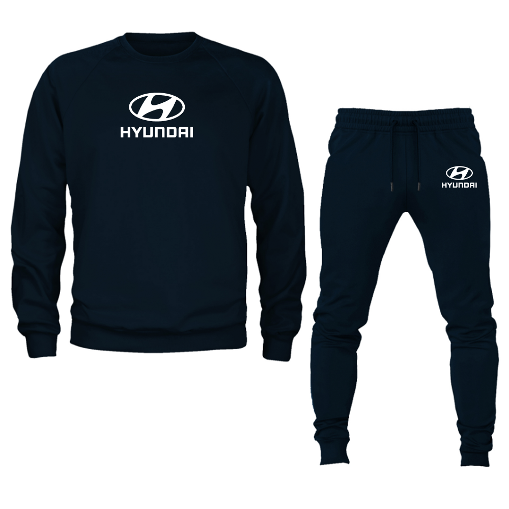 Men’s Hyundai Car Crewneck Sweatshirt Joggers Suit