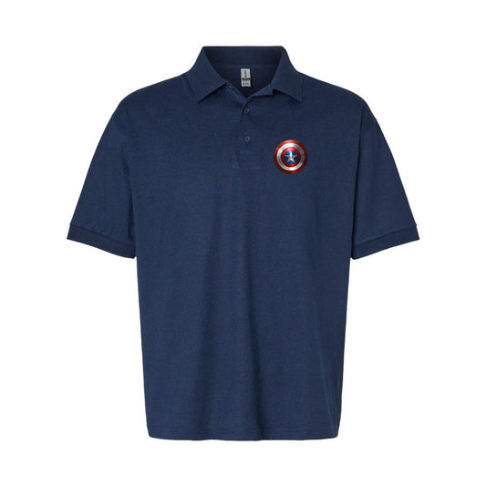 Men's Captain America Superhero Dry Blend Polo
