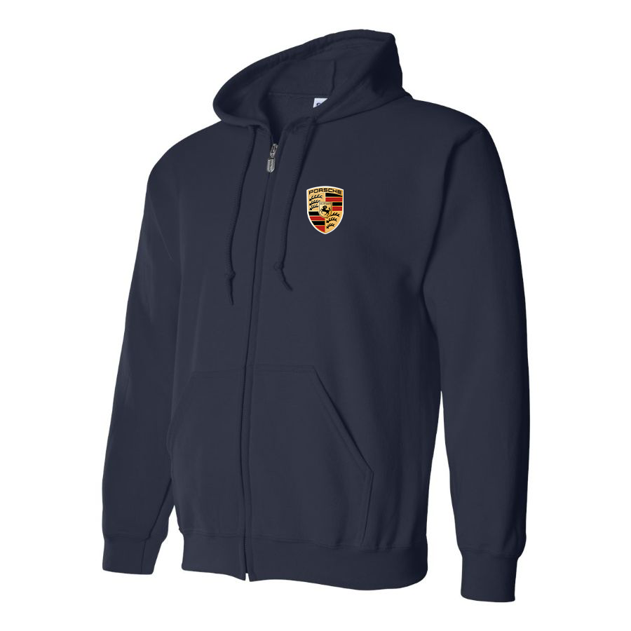 Men’s Porsche Car Zipper Hoodie