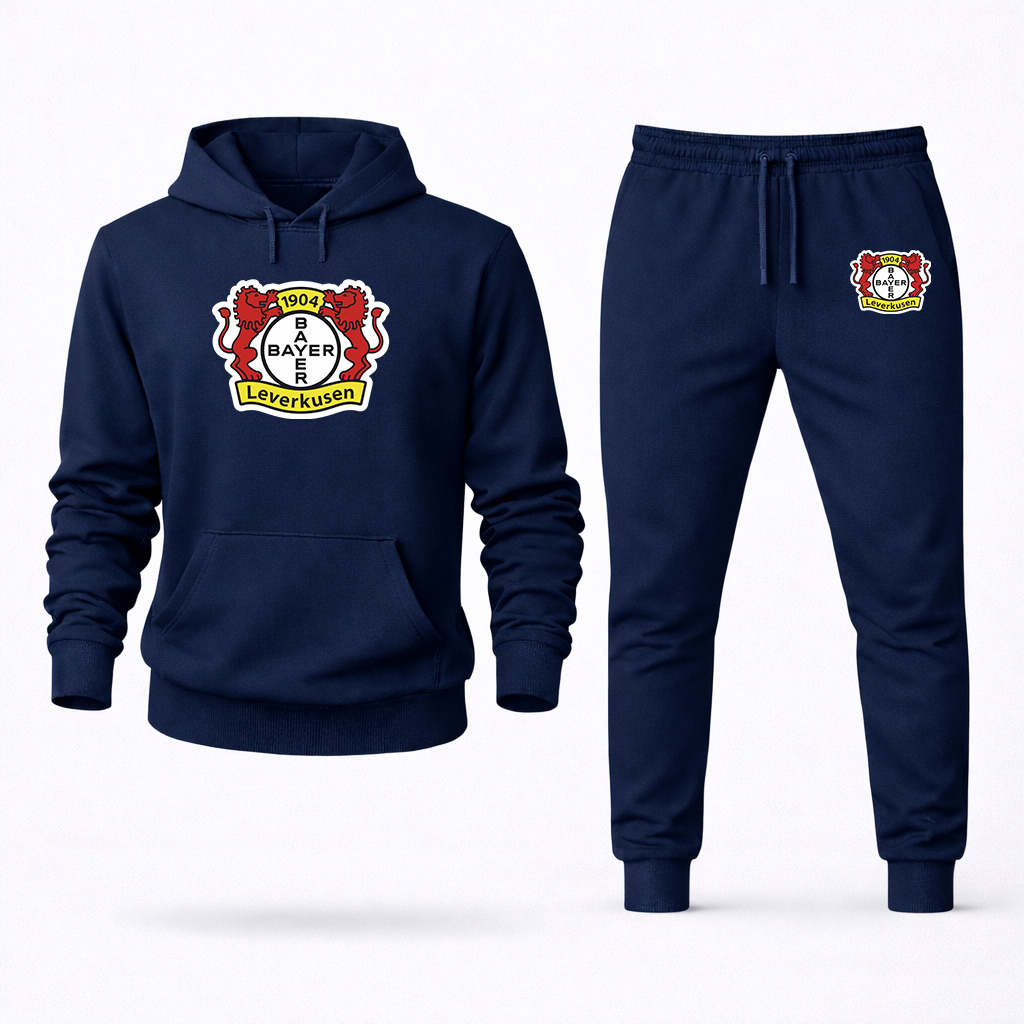 Men's Bayer Leverkusen FC Hoodie Joggers Set