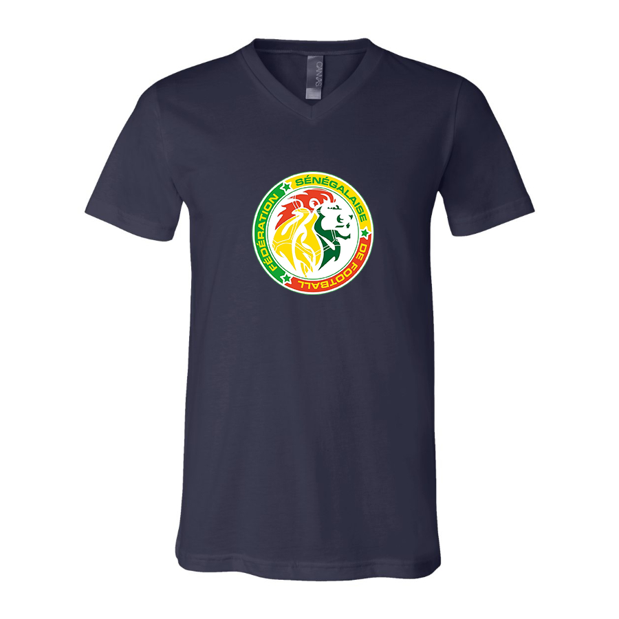 Men’s  Senegal National Soccer Team copy - BELLA + CANVAS - Jersey V-Neck Tee - 3005