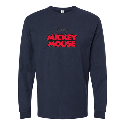 Youth Kids Mickey Mouse Disney Long Sleeve T-Shirt