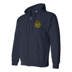 Men's Hogwarts Emblem Harry Potter Movie Zipper Hoodie