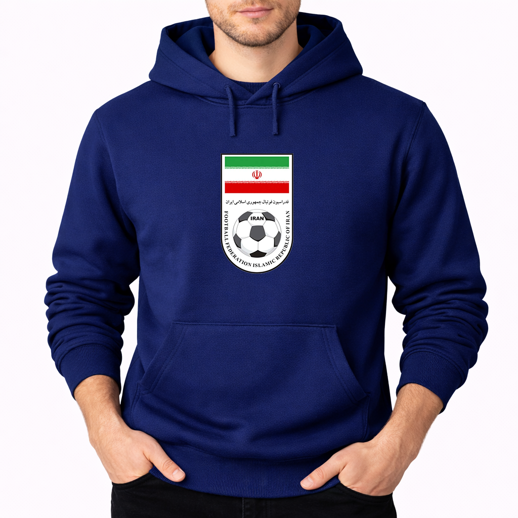 Men's Iran National Soccer Team Pullover Hoodie