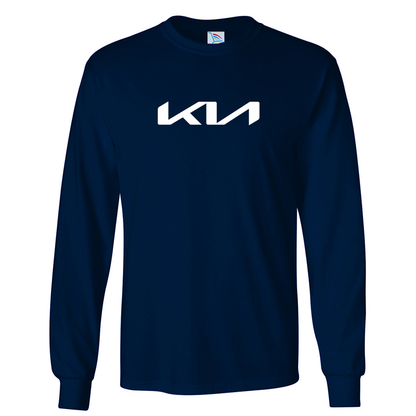 Youth Kids Kia Car Long Sleeve T-Shirt