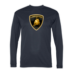Men's Lamborghini Car -  Polyester Long Sleeve T-Shirt