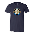 Men’s Inter Milan Soccer - BELLA + CANVAS - Jersey V-Neck Tee - 3005