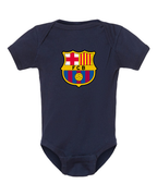 Baby F.C. Barcelona Soccer Romper Onesie