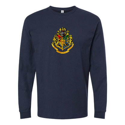 Youth Kids Hogwarts Emblem Harry Potter Movie Long Sleeve T-Shirt