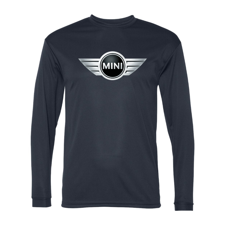 Men's Mini Cooper Car NEW -  Polyester Long Sleeve T-Shirt