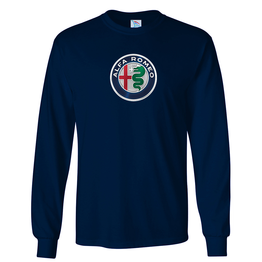 Men's Alfa Romeo Car Long Sleeve T-Shirt