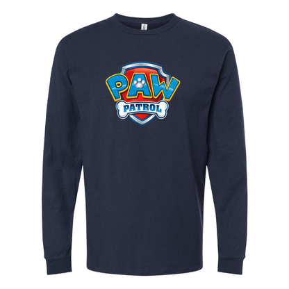Youth Kids Paw Patrol Cartoon Long Sleeve T-Shirt