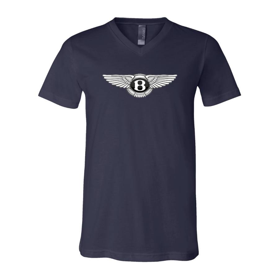 Men’s Bentley Car - BELLA + CANVAS - Jersey V-Neck Tee - 3005