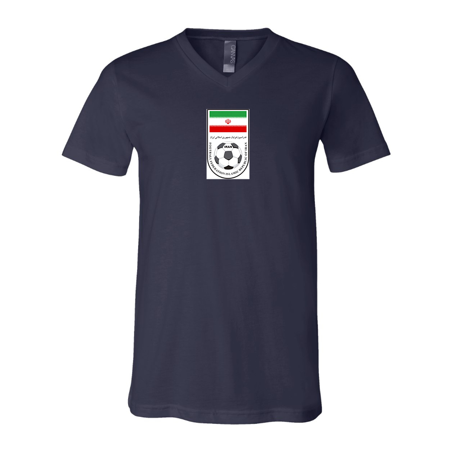 Men’s Iran National Soccer Team - BELLA + CANVAS - Jersey V-Neck Tee - 3005