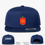 Spain Red Logo National Soccer Team Snapback Hat
