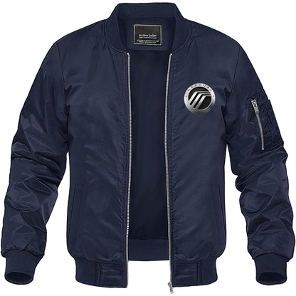 Men’s Mercury Car Lightweight Bomber Jacket Windbreaker Softshell Varsity Jacket Coat