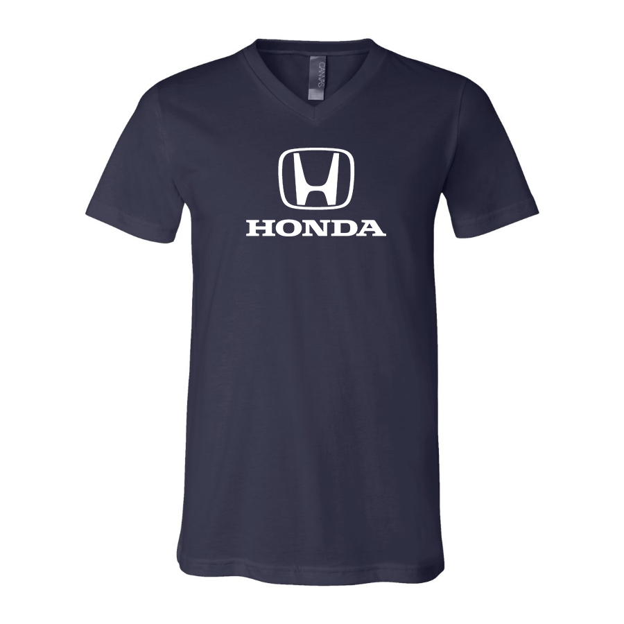 Men’s Honda Motorsport - BELLA + CANVAS - Jersey V-Neck Tee - 3005